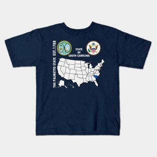 State of South Carolina Kids T-Shirt